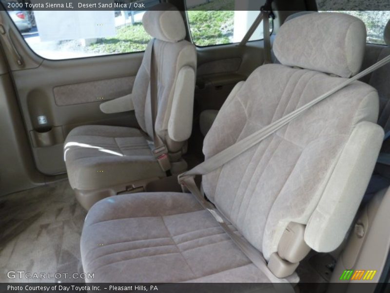 Desert Sand Mica / Oak 2000 Toyota Sienna LE