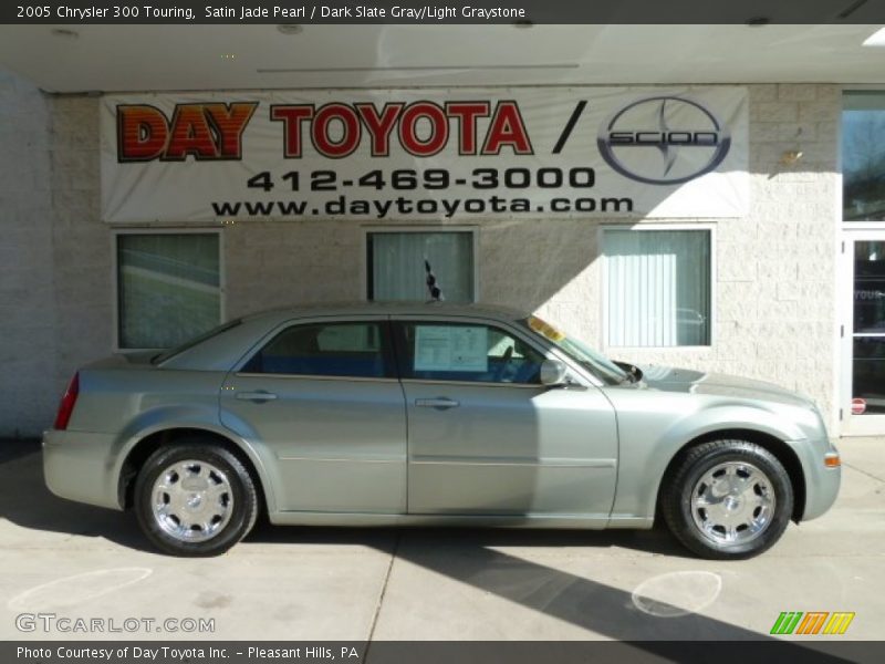 Satin Jade Pearl / Dark Slate Gray/Light Graystone 2005 Chrysler 300 Touring