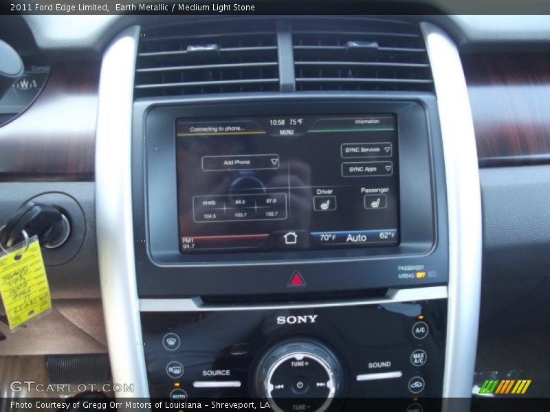 Earth Metallic / Medium Light Stone 2011 Ford Edge Limited