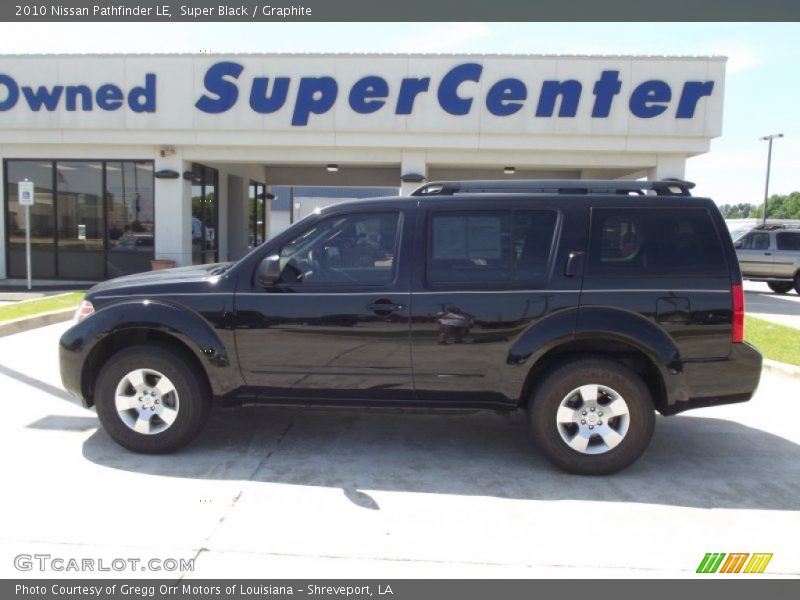 Super Black / Graphite 2010 Nissan Pathfinder LE