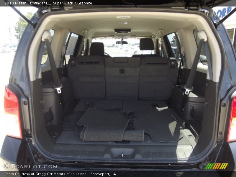 Super Black / Graphite 2010 Nissan Pathfinder LE