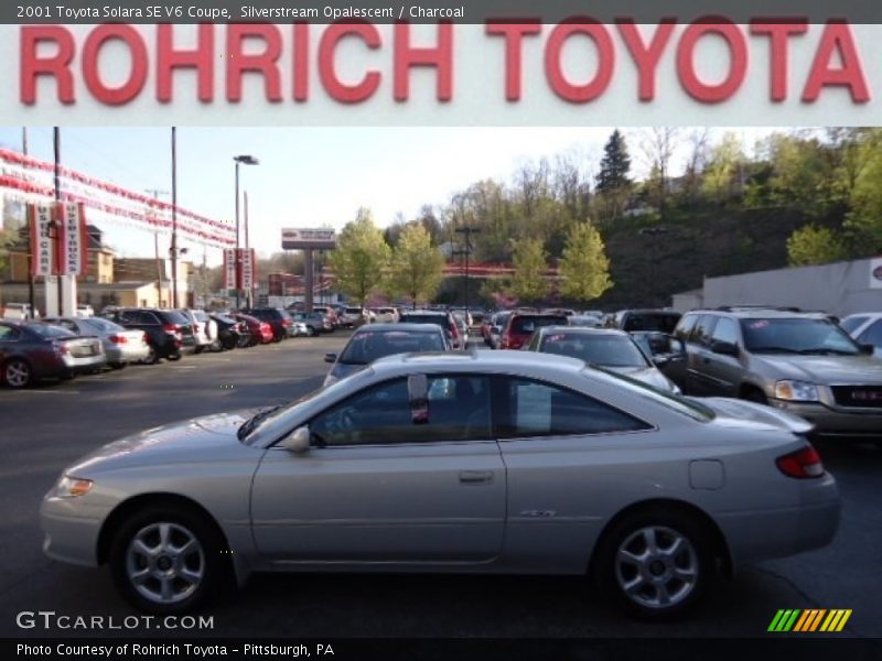 Silverstream Opalescent / Charcoal 2001 Toyota Solara SE V6 Coupe
