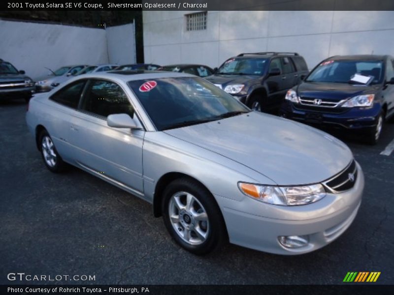 Silverstream Opalescent / Charcoal 2001 Toyota Solara SE V6 Coupe
