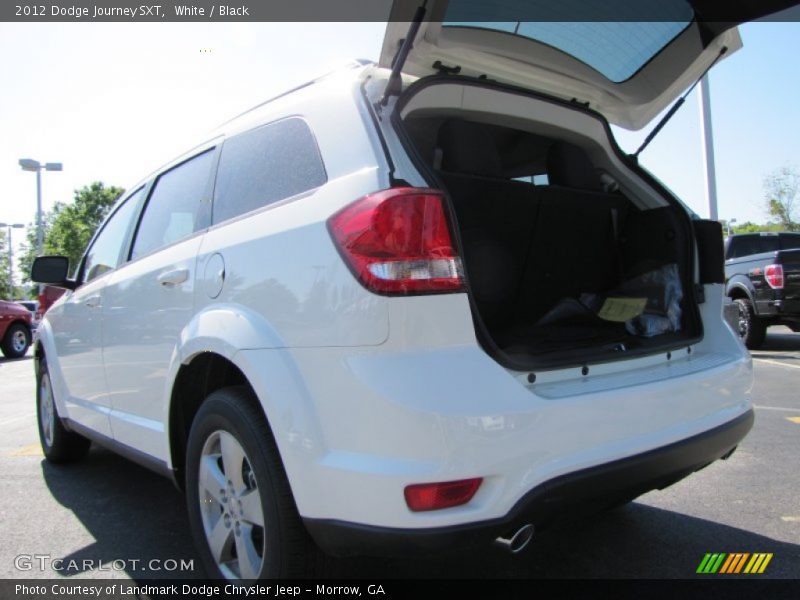 White / Black 2012 Dodge Journey SXT