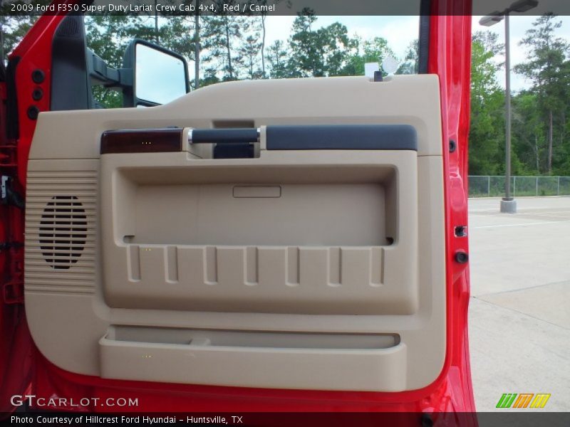 Red / Camel 2009 Ford F350 Super Duty Lariat Crew Cab 4x4