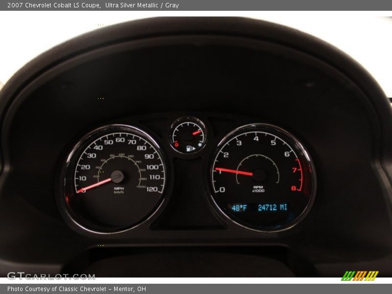 Ultra Silver Metallic / Gray 2007 Chevrolet Cobalt LS Coupe