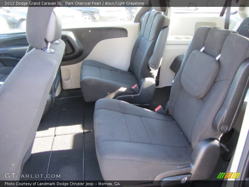 Dark Charcoal Pearl / Black/Light Graystone 2012 Dodge Grand Caravan SE