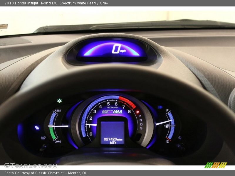 Spectrum White Pearl / Gray 2010 Honda Insight Hybrid EX