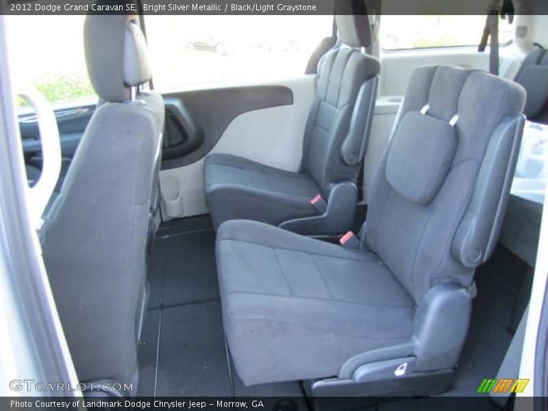 Bright Silver Metallic / Black/Light Graystone 2012 Dodge Grand Caravan SE