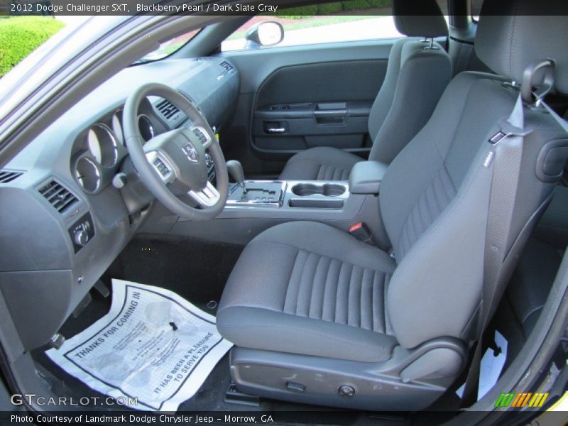 Blackberry Pearl / Dark Slate Gray 2012 Dodge Challenger SXT