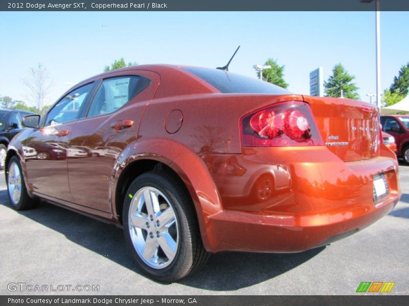 Copperhead Pearl / Black 2012 Dodge Avenger SXT