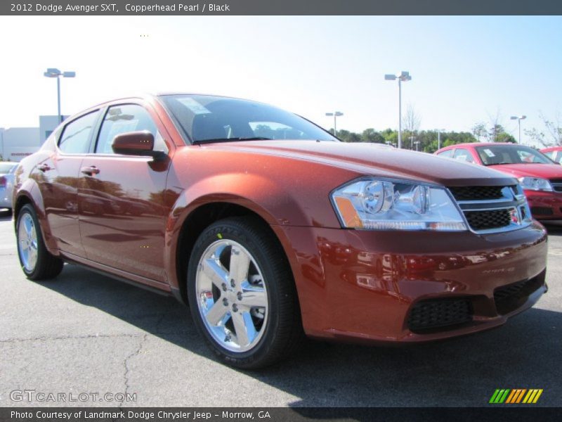 Copperhead Pearl / Black 2012 Dodge Avenger SXT