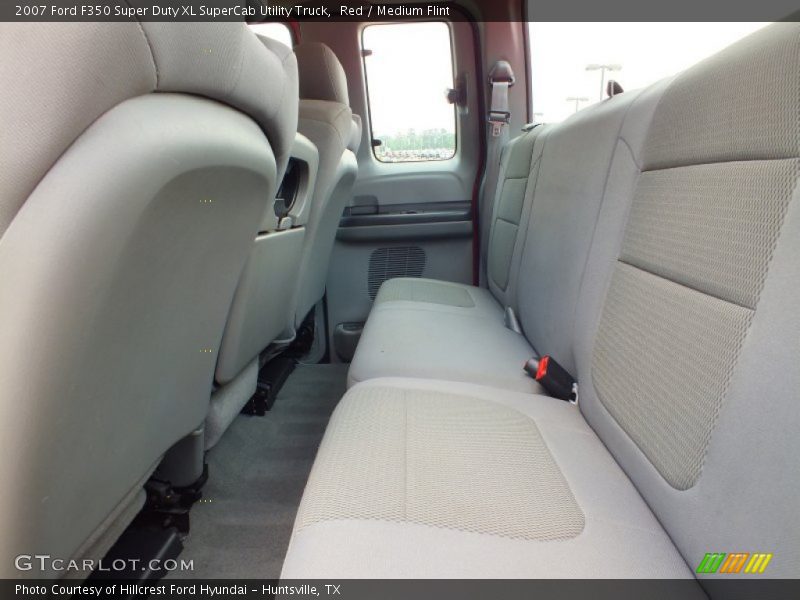  2007 F350 Super Duty XL SuperCab Utility Truck Medium Flint Interior