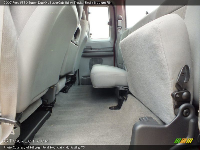  2007 F350 Super Duty XL SuperCab Utility Truck Medium Flint Interior