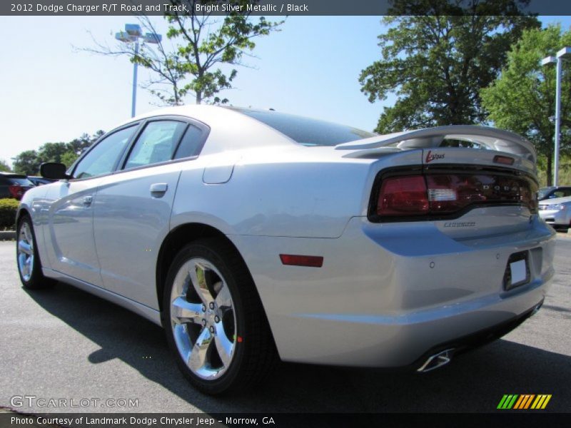 Bright Silver Metallic / Black 2012 Dodge Charger R/T Road and Track