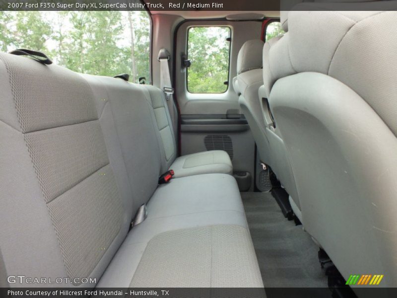  2007 F350 Super Duty XL SuperCab Utility Truck Medium Flint Interior