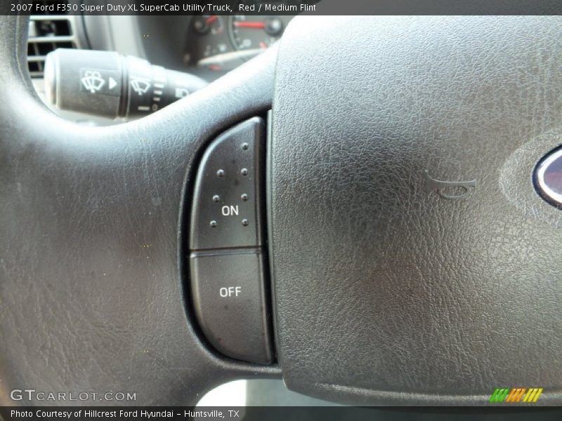 Red / Medium Flint 2007 Ford F350 Super Duty XL SuperCab Utility Truck