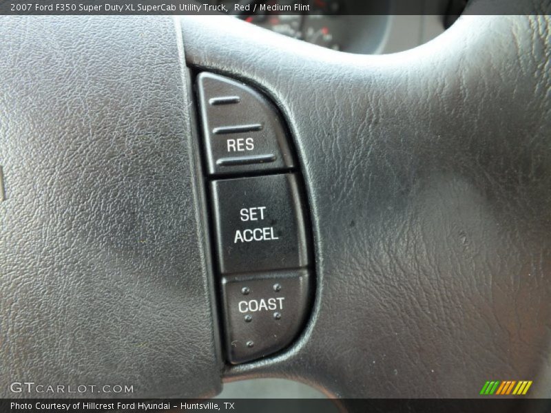 Red / Medium Flint 2007 Ford F350 Super Duty XL SuperCab Utility Truck