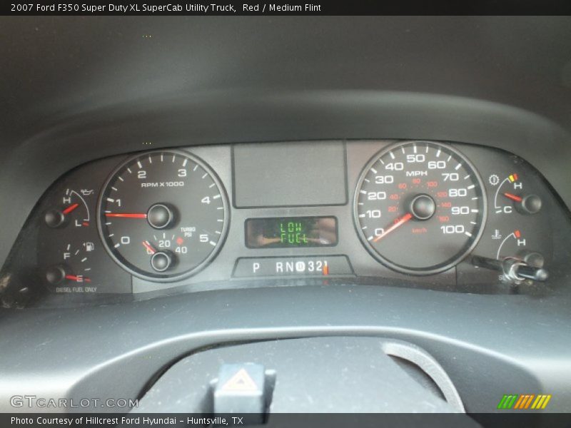  2007 F350 Super Duty XL SuperCab Utility Truck XL SuperCab Utility Truck Gauges