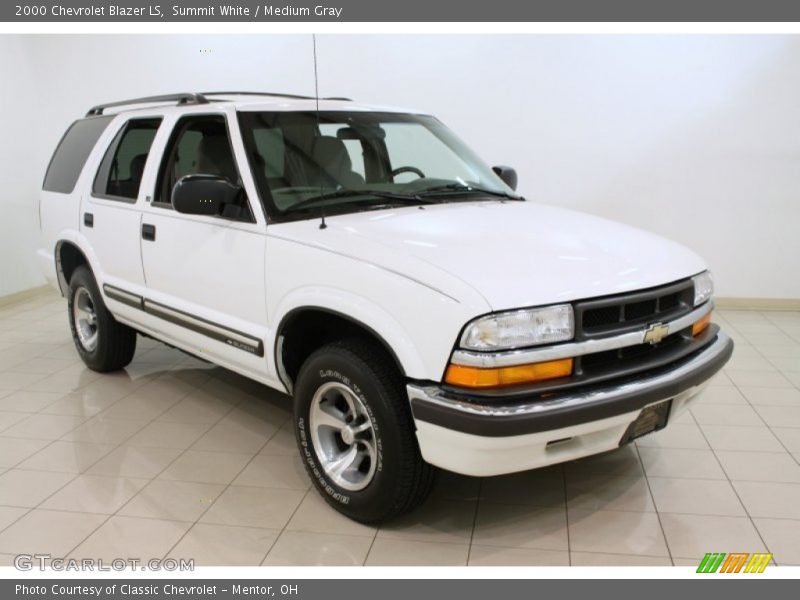 Summit White / Medium Gray 2000 Chevrolet Blazer LS