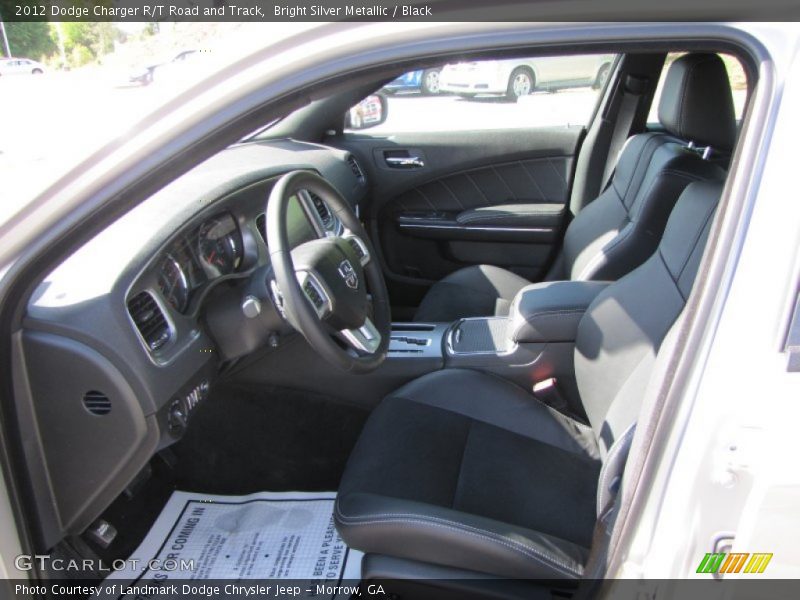 Bright Silver Metallic / Black 2012 Dodge Charger R/T Road and Track