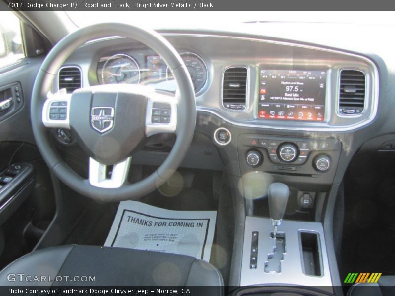 Bright Silver Metallic / Black 2012 Dodge Charger R/T Road and Track