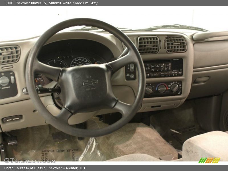 Summit White / Medium Gray 2000 Chevrolet Blazer LS