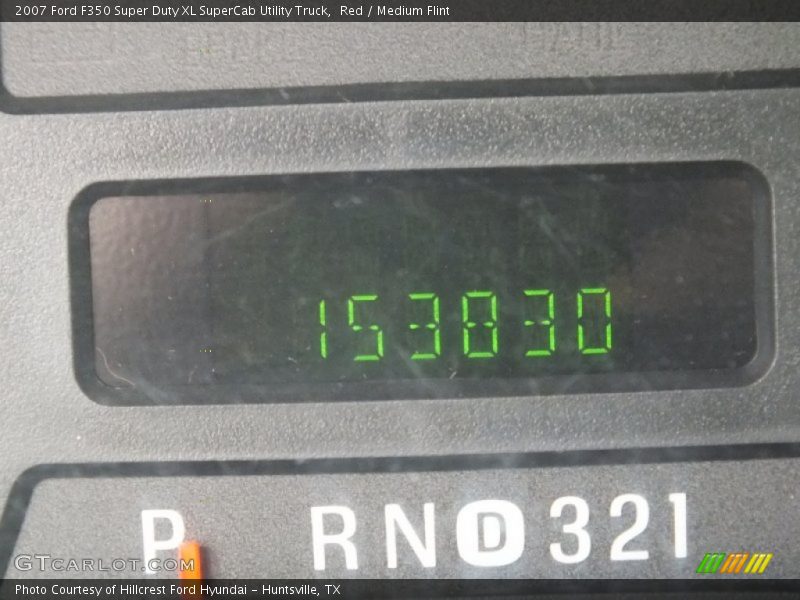 Red / Medium Flint 2007 Ford F350 Super Duty XL SuperCab Utility Truck