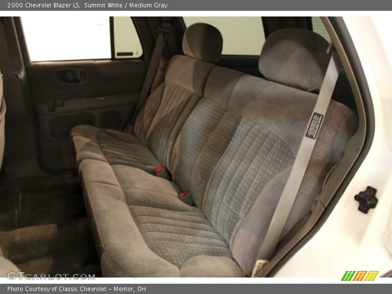 Summit White / Medium Gray 2000 Chevrolet Blazer LS
