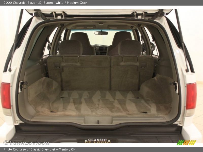 Summit White / Medium Gray 2000 Chevrolet Blazer LS