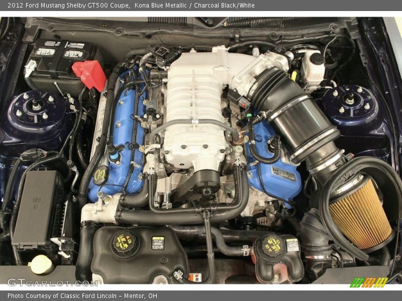  2012 Mustang Shelby GT500 Coupe Engine - 5.4 Liter Supercharged DOHC 32-Valve Ti-VCT V8