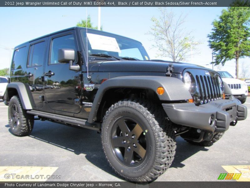 Black / Call of Duty: Black Sedosa/Silver French-Accent 2012 Jeep Wrangler Unlimited Call of Duty: MW3 Edition 4x4