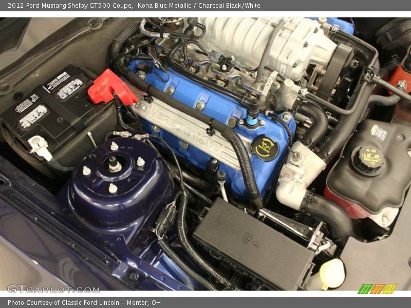 2012 Mustang Shelby GT500 Coupe Engine - 5.4 Liter Supercharged DOHC 32-Valve Ti-VCT V8