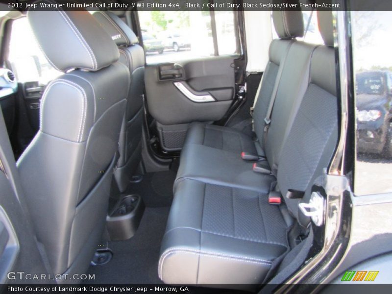 Black / Call of Duty: Black Sedosa/Silver French-Accent 2012 Jeep Wrangler Unlimited Call of Duty: MW3 Edition 4x4