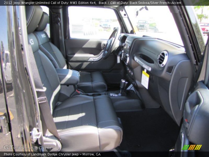 Black / Call of Duty: Black Sedosa/Silver French-Accent 2012 Jeep Wrangler Unlimited Call of Duty: MW3 Edition 4x4