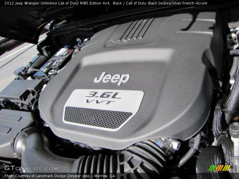 Black / Call of Duty: Black Sedosa/Silver French-Accent 2012 Jeep Wrangler Unlimited Call of Duty: MW3 Edition 4x4