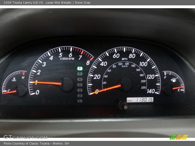 Lunar Mist Metallic / Stone Gray 2006 Toyota Camry XLE V6