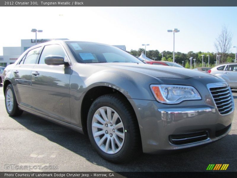 Tungsten Metallic / Black 2012 Chrysler 300