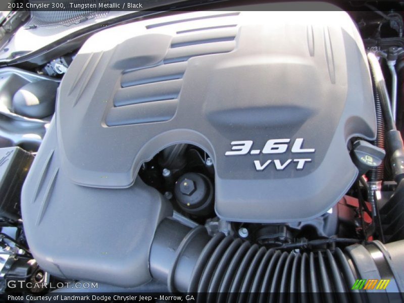 Tungsten Metallic / Black 2012 Chrysler 300