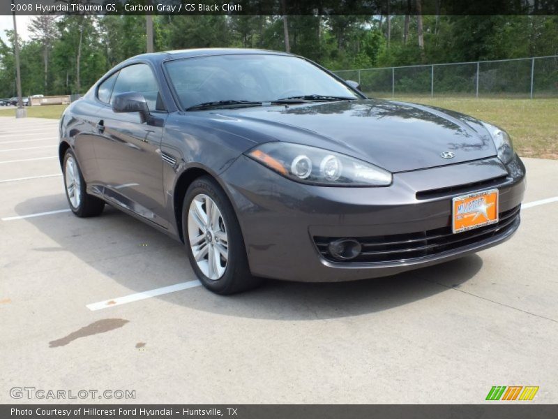 Carbon Gray / GS Black Cloth 2008 Hyundai Tiburon GS