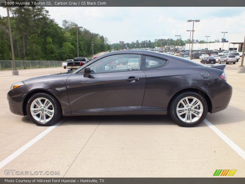 Carbon Gray / GS Black Cloth 2008 Hyundai Tiburon GS