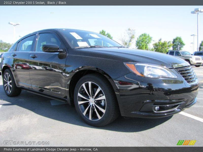 Black / Black 2012 Chrysler 200 S Sedan