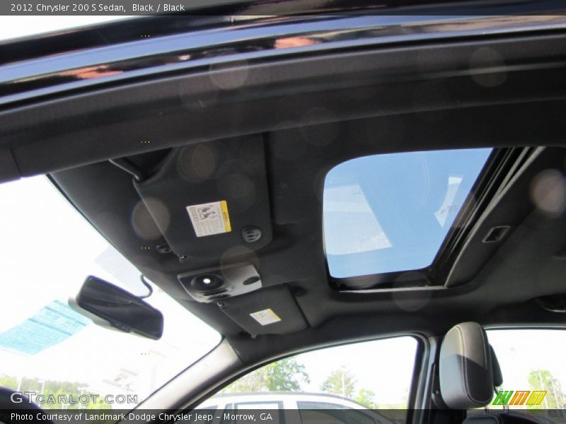 Black / Black 2012 Chrysler 200 S Sedan