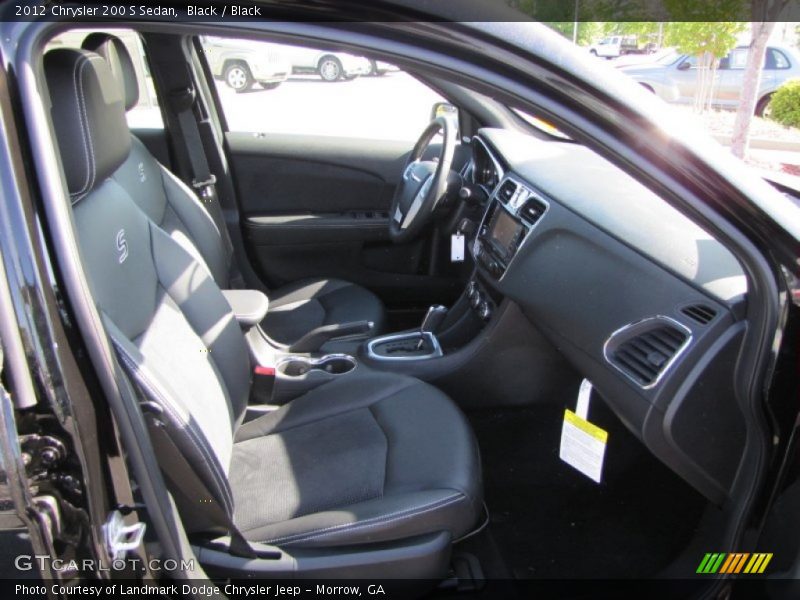 Black / Black 2012 Chrysler 200 S Sedan