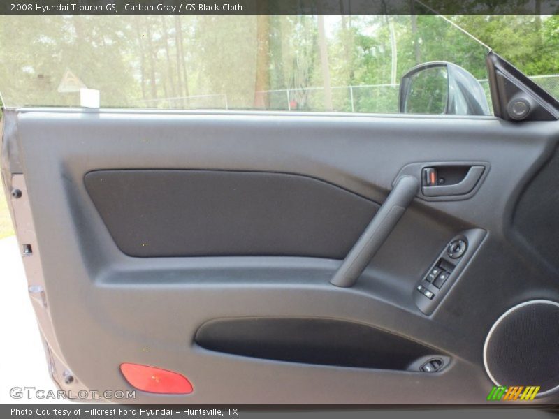 Carbon Gray / GS Black Cloth 2008 Hyundai Tiburon GS