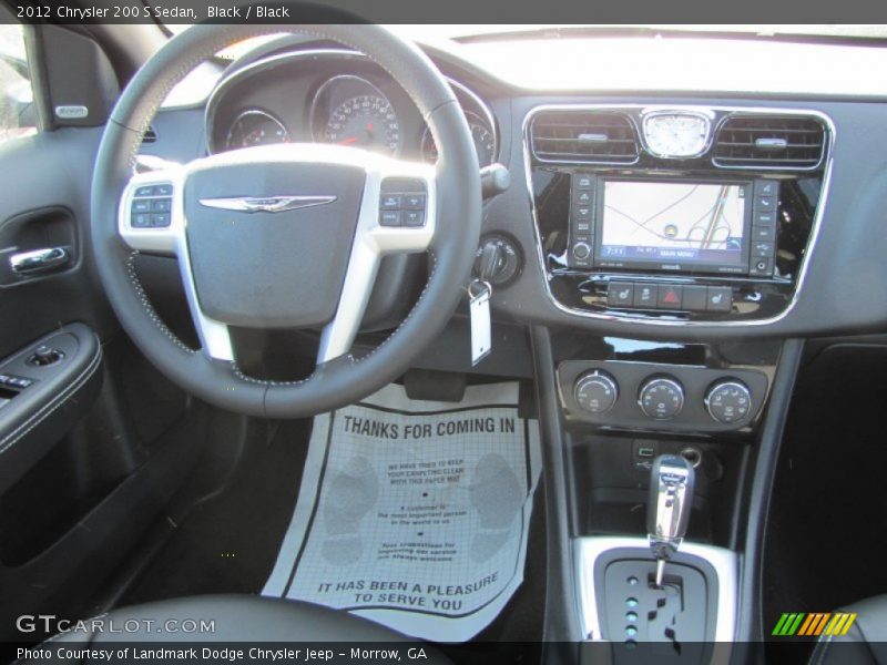 Black / Black 2012 Chrysler 200 S Sedan