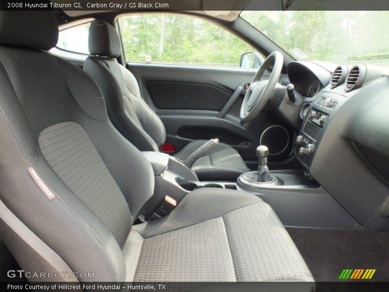 Carbon Gray / GS Black Cloth 2008 Hyundai Tiburon GS