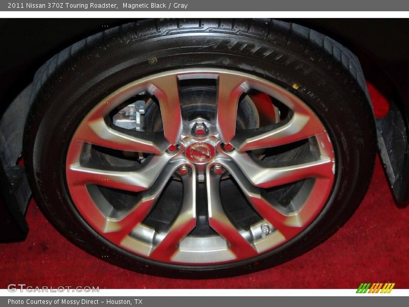 Magnetic Black / Gray 2011 Nissan 370Z Touring Roadster