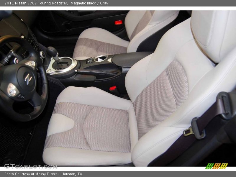 Magnetic Black / Gray 2011 Nissan 370Z Touring Roadster