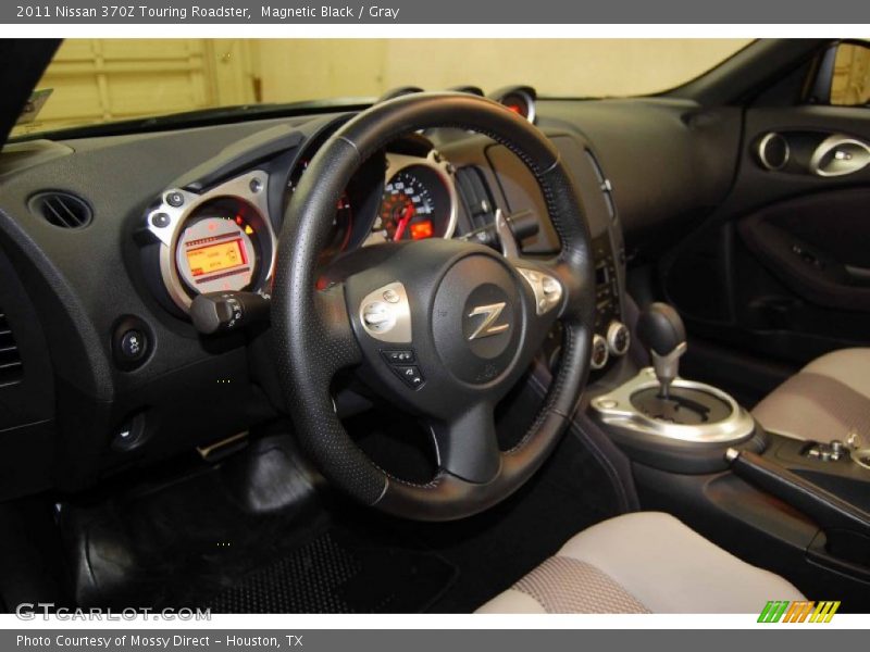 Magnetic Black / Gray 2011 Nissan 370Z Touring Roadster